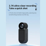 4K Action Camera for Daily Adventures For Work Travel Magnetic Necklace Mount