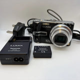 Panasonic Lumix DMC-TZ3 Digital Camera 7.2MP + Battery SD Card & Charger Tested
