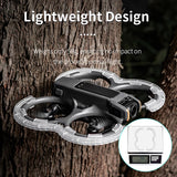 Drone bumper ring guard cover with clear protective ring around frame