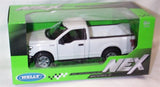 Ford F150 White 2015 F-150 Welly LGB 1:24 Scale Diecast Model Car New 24063