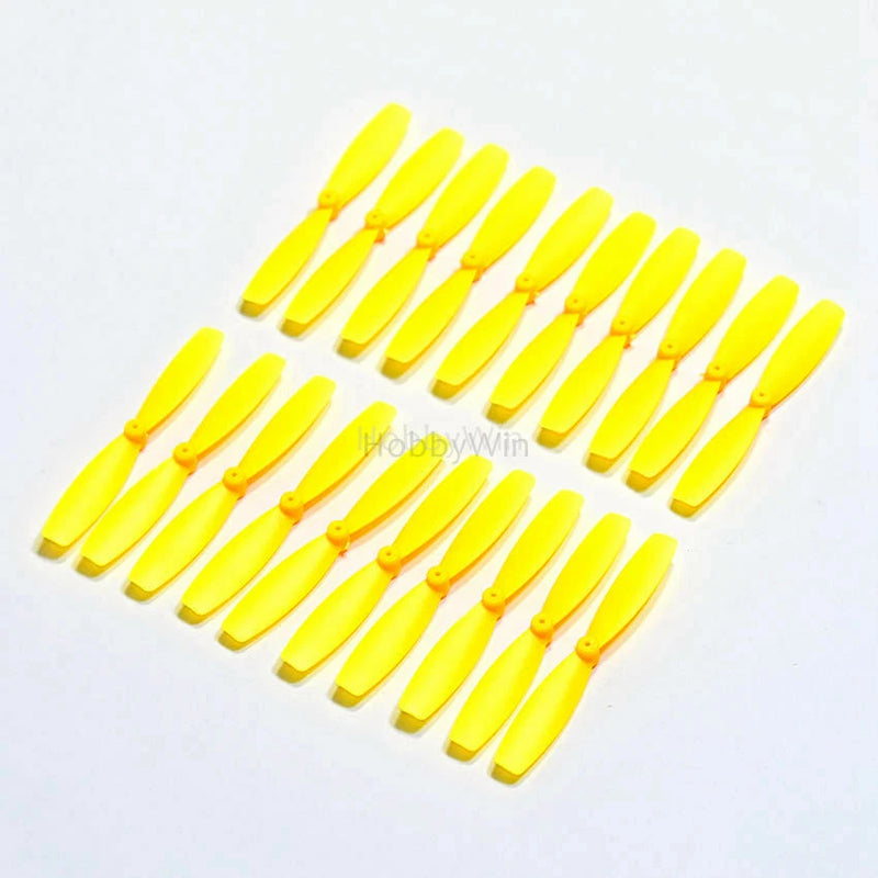 55mm Propeller Yellow CW CCW 10pair for mini RC Drone Quadcopter Racing Aircraft