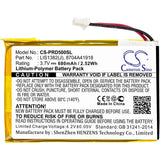 680mAh Battery For Sony Portable Reader PRS-500,P/N:LIS1382(J),1-756-769-11,3.7V Battery