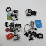 2x Action Camera Lot Review XP C200 4K 1080P WiFi GoPro Mounts Cases Accessories