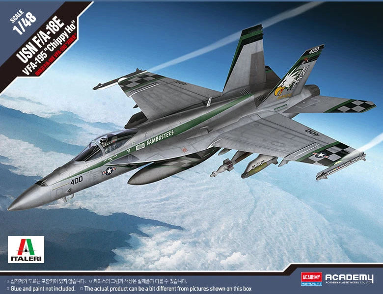 1/48 USN F/A-18E VFA-195 "Chippy Ho" #12316 ACADEMY MODEL HOBBY KITS