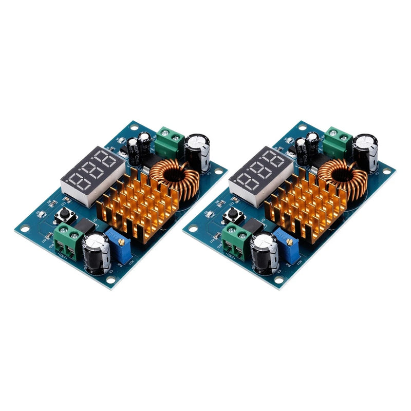 2Pcs XH-M411 3-35V to 5-45V 2.5A Boost Converter Voltage Regulator Adjustable