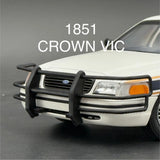 1/18 Scale Model Go Rhino Wrap Around Push Bumper Pushbar Crown Vic Police 1851