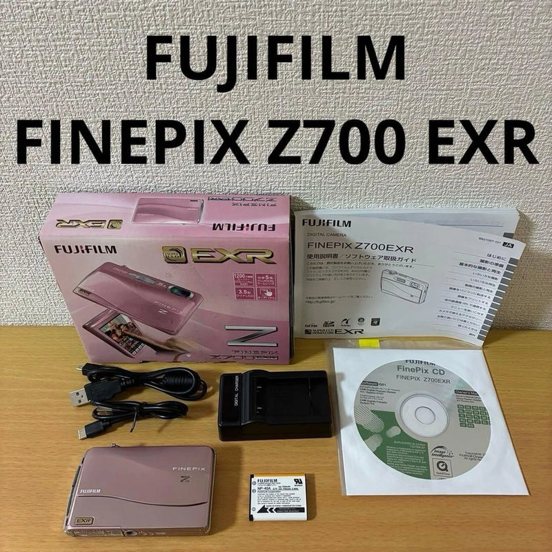 Fujifilm FinePix Z700 EXR Pink Compact Digital Camera Tested Japan