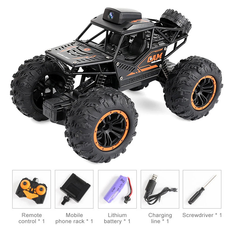 Wifi FPV RC Car with HD 720P Camera 2.4G High Speed Off Road 1:18 Scale