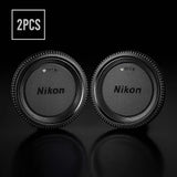 2pc Nikon F Body Cap Cover For Film Digital SLR DSLR D750 D90 D810 D3500 D700