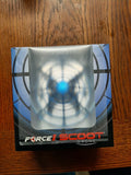 Force1 Scoot indoor drone blue hands-free box with drone graphic