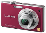 Panasonic Lumix FX40 Digital Camera Red Compact Camera from Japan
