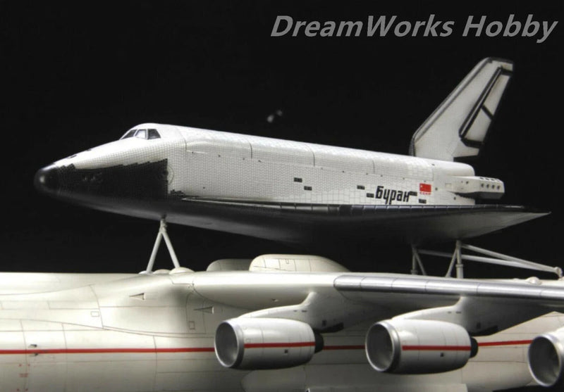 Award Winner Built ARK Model 1/144 Buran Space Shuttle with An-225 Racks