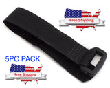 5Packs 13.8" RC Lipo Battery Straps Non-Slip Quality Battery Tie Down RC US SHIP
