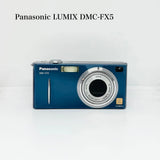 [Working] Panasonic LUMIX DMC-FX5 Blue Compact Digital Camera SD Zoom JAPAN