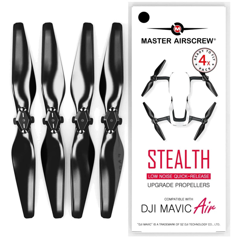 Stealth Propellers for DJI Mavic Air - Black, 4 pcs