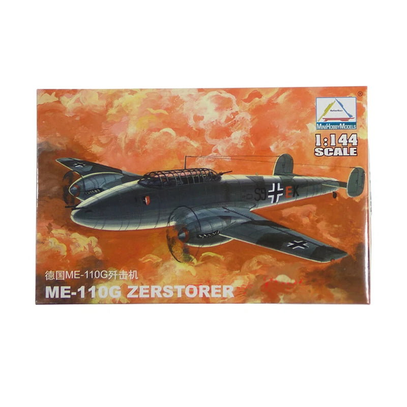 1/144 Plastic Model Kits GER ME-110G ZERSTORER 80402 Assembled Aircraft AGES 14+