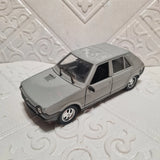 1:25 Polistil S679 Fiat Ritmo 65 cl rare grey diecast model 80's nice but flawed
