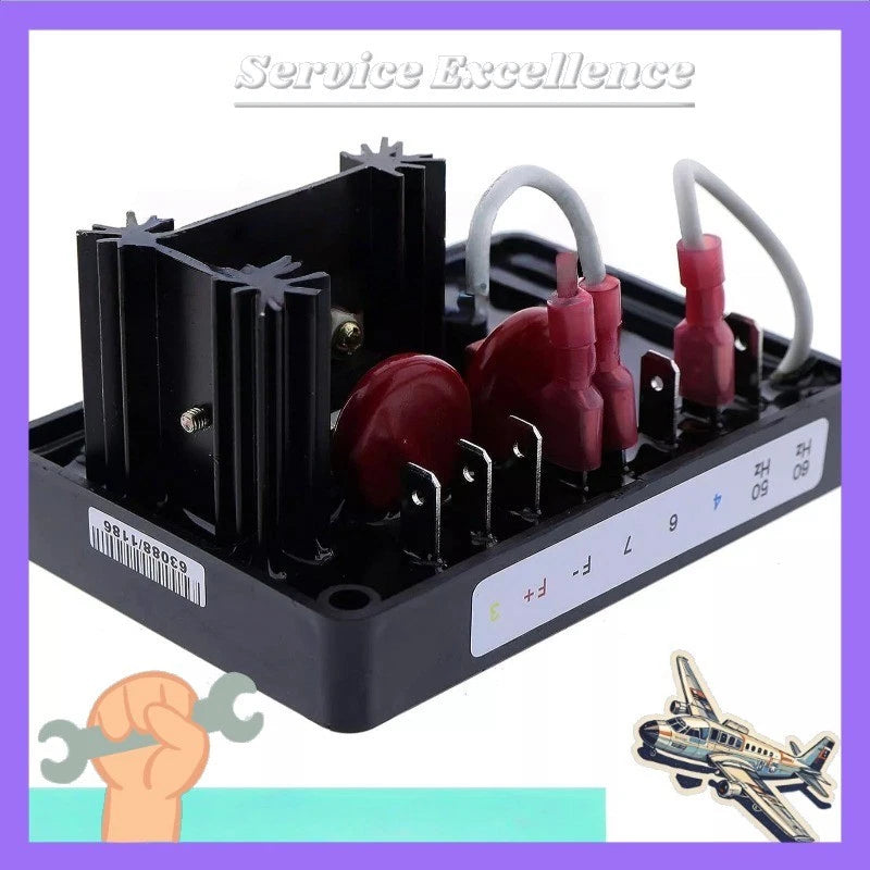 1PCS AVC63-4 For Basler Input 190-240VAC 4A AVR Automatic Voltage Regulator#