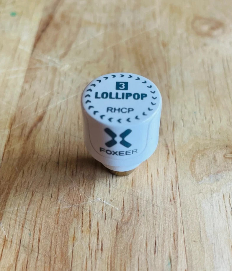 RHCP 1X Foxeer Lollipop 3 Stubby Micro Antenna 5.8G 2.3Dbi 22.7mm 4.8g FPV SMA