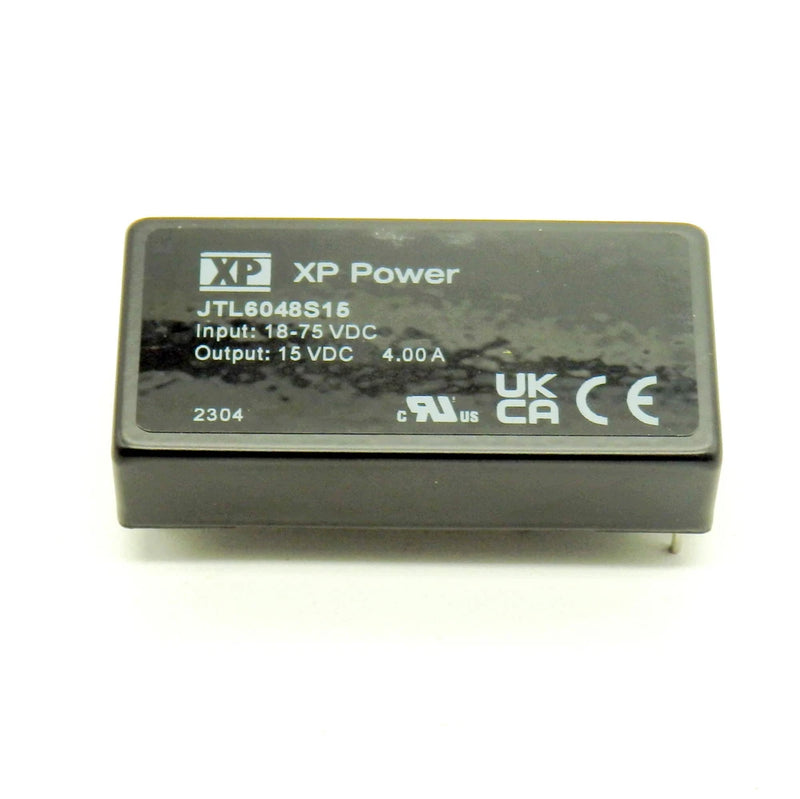 XP Power JTL6048S15 60W 48V-Input 15V-Output 4A Isolated DC-DC Converter