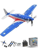 Volantex 2.4G 4CH WWII P51 Miss America Fighter RC Airplane Remote Gyro RTF Gift