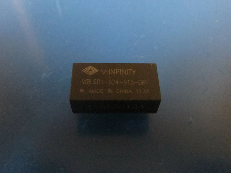 CUI DC-DC Converter 24V input, 15V output, 67 mA VIBLS1-S24-S15-DIP