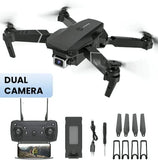 Drone con doppia  fotocamera 4k HD pieghevole Telecomandato leggero e resistente