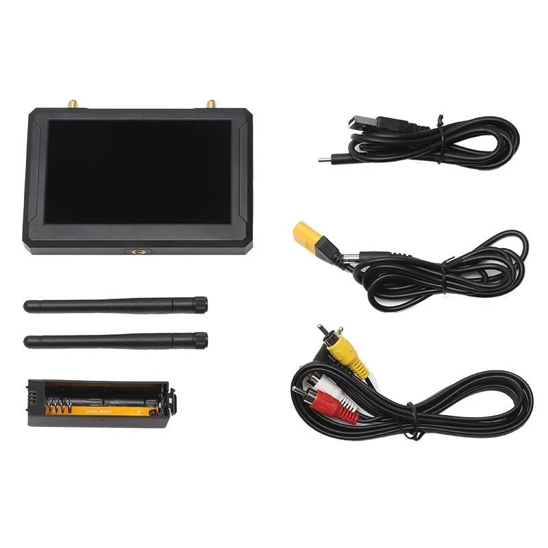 SKYZONE M5F 5'' FPV Monitor Low Delay Screen FPV DVR Recording Built-in Receiver