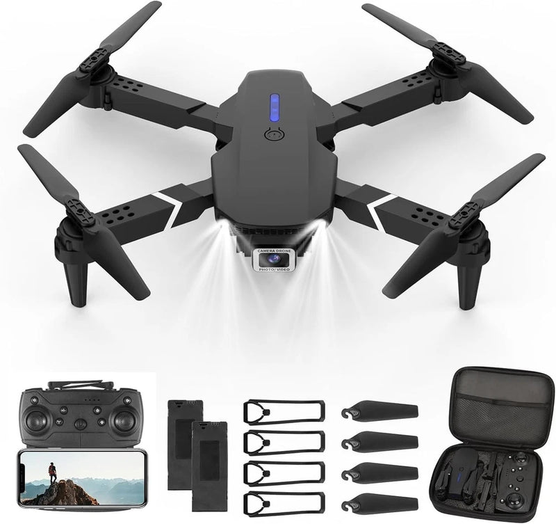 4K HD Camera Drone WiFi FPV RC Foldable Dual Camera