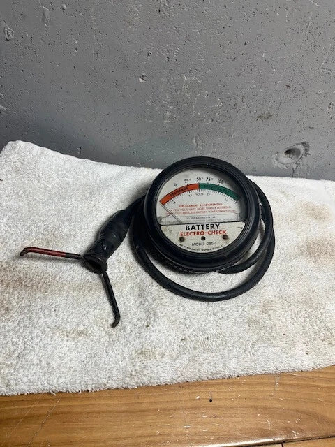 Vintage - Electro-Check Battery Cell Tester - Model DBT-1 Battery