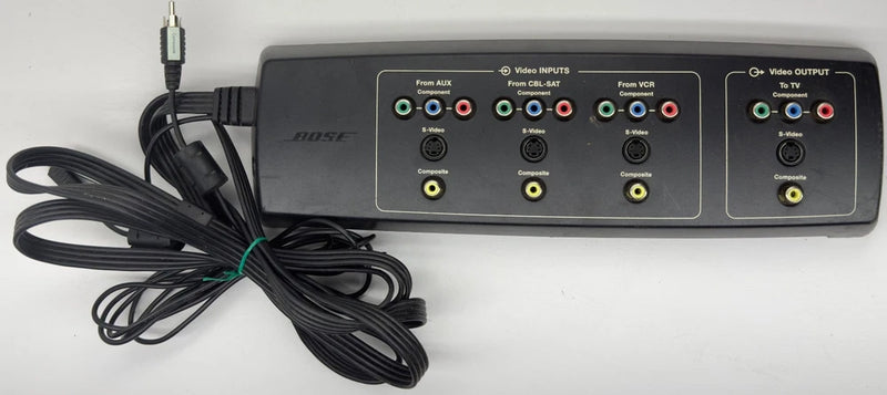 BOSE Lifestyle VS-1 Video Expander S-Video Input Output AUX VCR CBL-SAT Media TV