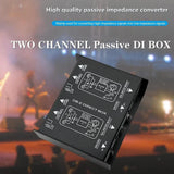 dB2 Passive Di Box Direct Box No Power Supply Required Stable Grounding Switch