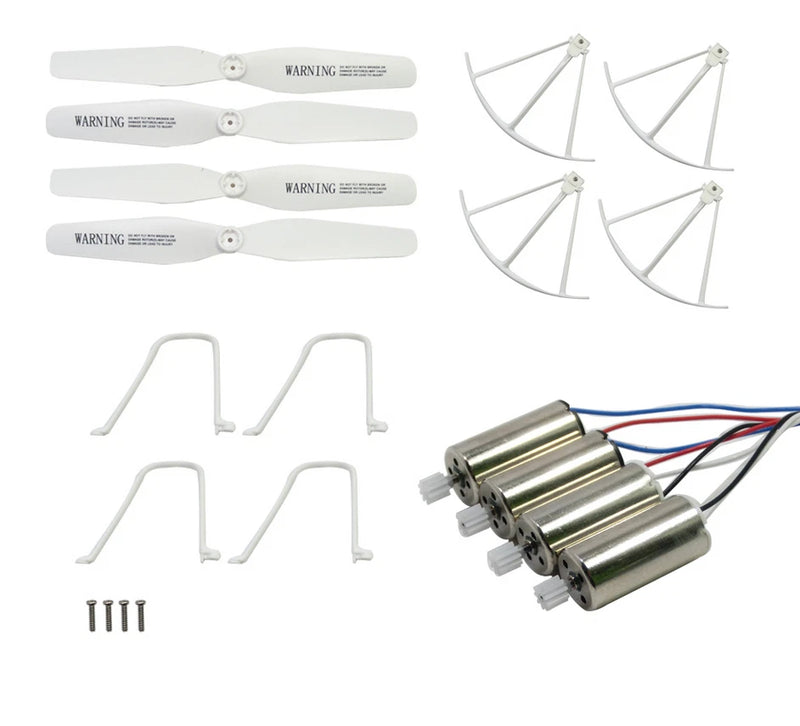 SYMA X5UW X5UC RC Drone Parts Propeller Blades Protective Ring Frame Tripod Land