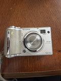 Fujifilm FinePix E510 5.2MP 3x Optical Zoom Silver Compact Digital Camera-PARTS