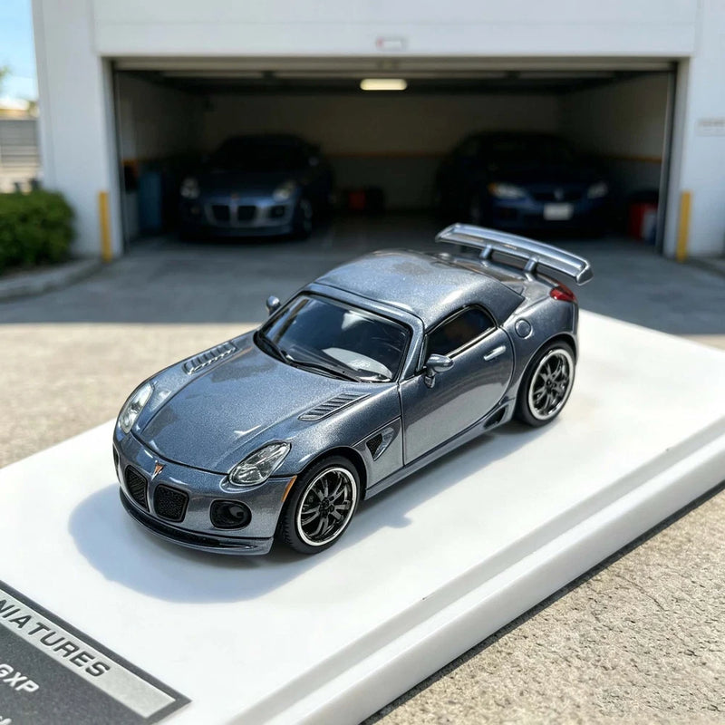 1:64 Beijing Expo Limited Pontiac Solstice GXP Silver Diecast Model