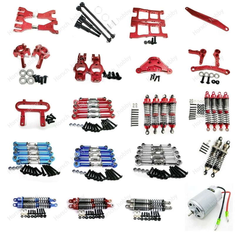 Alloy Upgrade Parts Red For 1:10 Redcat Blackout XTE PRO XBE SC Racing Rc Car