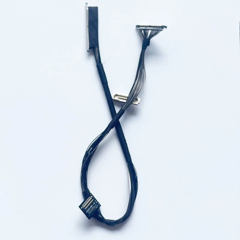 Black PTZ gimbal camera signal cable with plug connectors