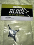 Helicopter swashplate replacement part in BLADE package, metal in clear bag
