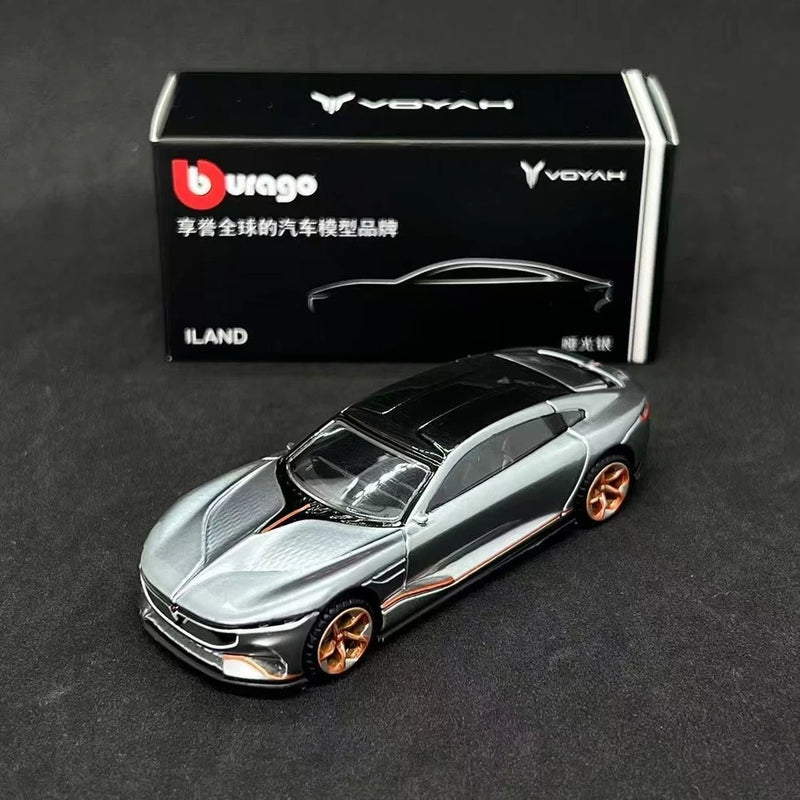 Bburago 1:64 VOYAH ILAND Alloy Electric Car Model Diecast Kid Toy Collection