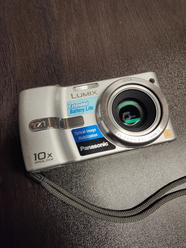 Panasonic Lumix DMC-TZ1 5MP Digital Camera 10x Optical Zoom Tested Works