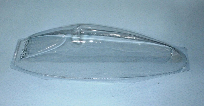 YELLOW AIRCRAFT P-38 LIGHTNING RC MODEL CLEAR CANOPY ONLY - NO FRAME