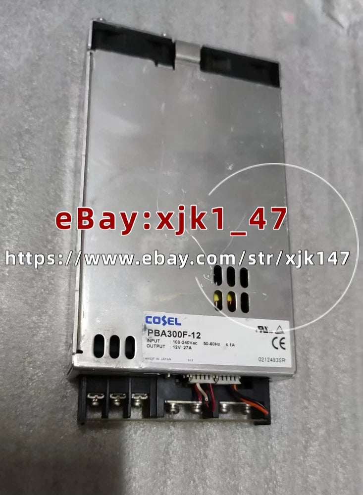 COSEL PBA300F-12 switching Power Supply, Input 100-240V, output 12V27A/xjk