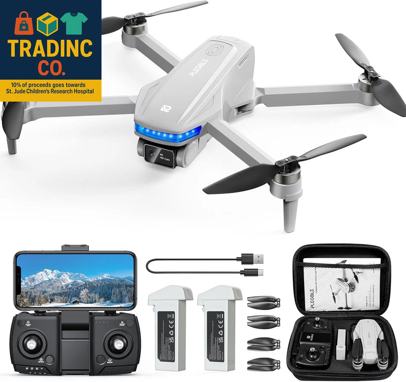 GPS Drones with Camera for Adults 4K, Brushless Motor FPV Drone with Auto Return
