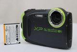 Fujifilm FINEPIX XP80 Green Compact Digital Camera Tested Working Japan