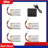 3.7V 550mah 25C Lipo Battery For X4 H107 H31 KY101 E33C E33 U816A V252 RC Drone