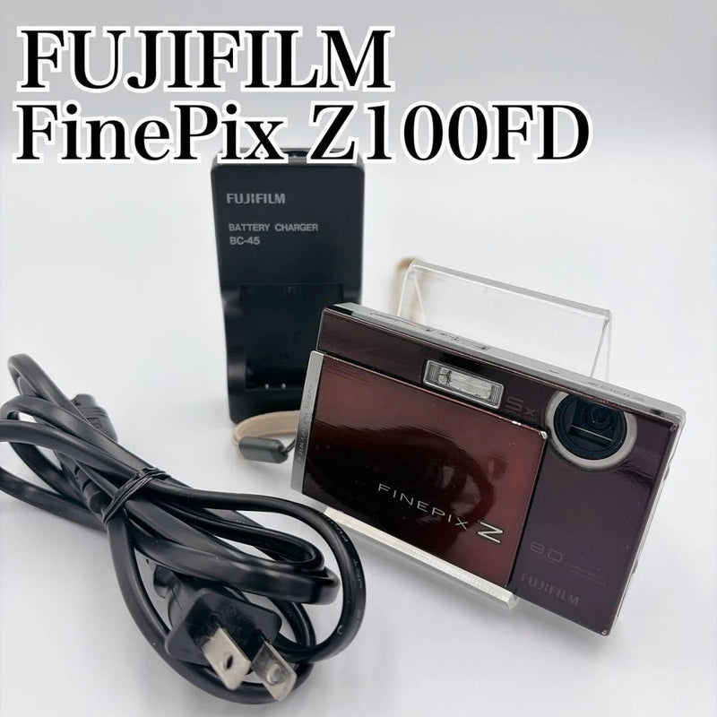 FUJIFILM FinePix Z100FD Digital Camera with Charger Stylish Compact Design
