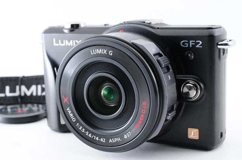 Panasonic Lumix GF2 Vintage Digital Camera w/ 14-42mm Lens From Japan #58