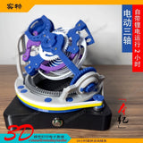 Electric Tri-Axial Tourbillon Model Built-in Iithium Battery DIY printed Model Battery