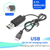 3.7V Lipo Battery USB Charging Cable Air to Air W/ Protection For RC Drone Toy Battery