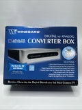 WINEGAR DIGITAL to ANALOG CONVERTER BOX RC-DT09 Tested Converter